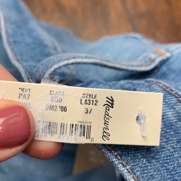 NWT Madewell Slim Wide-Leg Jeans in Olympia Wash Style L4312 - Picture 14 of 15